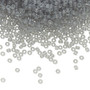 TR-11-9F - 11/0 - TOHO BEADS® - Transparent Frosted Light Grey - 250gms - Glass Round Seed Beads