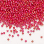 Seed bead, Preciosa Ornela, Czech glass, opaque rainbow red (94190), #11 rocaille. Sold per 50-gram pkg.