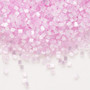 Seed bead, Dyna-Mites™, glass, translucent silk pink, #11 round. Sold per 40-gram pkg.