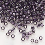 Seed bead, Dyna-Mites™, glass, silver-lined translucent amethyst purple, #6 round with square hole. Sold per 40-gram pkg.