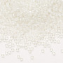 11-3801 - 11/0 - Miyuki - Translucent Rainbow White Pearl Lined Pale Beige - 25gms - Glass Round Seed Bead