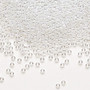 11-160 - 11/0 - Miyuki - Translucent Luster Crystal Clear - 25gms - Glass Round Seed Bead