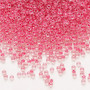 11-208 - 11/0 - Miyuki - Translucent Carnation Pink Lined Crystal Luster  - 25gms - Glass Round Seed Bead