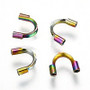 316 Stainless Steel Wire Guardians - Ion Plating - Rainbow - 50 pcs