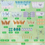 DIY Bead Earring Kit - 10 pairs Butterfly