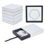 Jewellery Display Frame Holder & cardboard box - 6 pieces - 3.66" x 3.66"