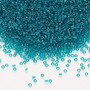 15-2405 - 15/0 - Miyuki - Transparent Teal - 35gms Vial Glass Round Seed Beads
