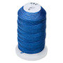 Thread, Purely Silk™, royal blue, size E. Sold per 200-yard spool.