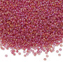 15-141D - 15/0 - Miyuki - Translucent Matte Rainbow Dark Cranberry - 35gms Glass Round Seed Beads