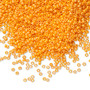 15-405FR - 15/0 - Miyuki - Opaque Matte Rainbow Mandarin Orange - 8.2gms Vial Glass Round Seed Beads