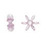 Bead, acrylic, transparent light purple, 14x5mm paddle wheel. Sold per pkg of 500.