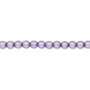 Bead, Czech pearl-coated glass druk, opaque matte lavender, 4mm round. Sold per 15-1/2" to 16" strand.