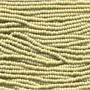 LAST STOCK: Seed bead, Preciosa Ornela, Czech glass, Lt Olive (03152), #11 round. Sold per hank.