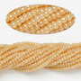 LAST STOCK: Seed bead, Preciosa Ornela, Czech glass, opaque pearl dark cream (47185), #11 round. Sold per hank.