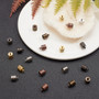 5 Colour -  Coil Cord Ends 150pcs Leather Cord Ends - 6mm inner diameter