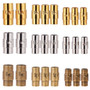 1 Box - 32 Sets - 3 Size - Magnetic locking Clasps Barrel with Cord Ends