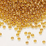 8-3802 - 8/0 - Miyuki - Translucent Copper pearl Lined Marigold - 50gms - Glass Round Seed Bead