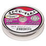 Beading wire, Accu-Flex®, nylon and stainless steel, clear, 7 strand, 0.007-inch diameter. Sold per 100-foot spool.