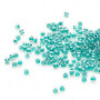 DB0918 - 11/0 - Miyuki Delica - Colour Lined Dark Turquoise Blue - 7.5gms - Cylinder Seed Beads