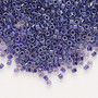 DB0923 - 11/0 - Miyuki Delica - Colour Lined Grape - 7.5gms - Cylinder Seed Beads