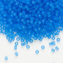 DB0787 - 11/0 - Miyuki Delica - Translucent Matt Dyed Capri Blue - 50gms - Cylinder Seed Beads