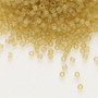 DB0771 - 11/0 - Miyuki Delica - Translucent Matt Dyed Saffron - 50gms - Cylinder Seed Beads