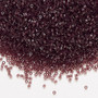 DBS1104 - Miyuki Delica Beads - Cylinder- SIZE #15 - 7.5gms - Colour DBS1104 Transparent Dark Smoky Amethyst