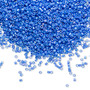 DBS1597 - Miyuki Delica Beads - Cylinder- SIZE #15 - 7.5gms - Colour DBS1597 Op Matte Rainbow Cyan Blue
