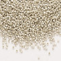 DBS0335 - Miyuki Delica Beads - Cylinder- SIZE #15 - 4gms - Colour DBS335 Op Matte Galvanised Silver