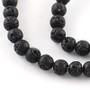10 Strands - Dyed Natural Lava Rock Gemstone Round Bead Strands, 10mm, Hole: 1mm, about 42pcs/strand, 15.7 inch