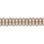 Bead, Celestial Crystal®, crystal pearl, platinum, 8x3mm rondelle. Sold per 15-1/2" to 16" strand, approximately 120 beads.