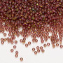 11-301 - 11/0 - Miyuki - Translucent Gold Luster Dark Topaz - 25gms - Glass Round Seed Bead