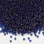 11-308 - 11/0 - Miyuki - Translucent Gold Luster Cobalt Blue - 25gms - Glass Round Seed Bead