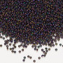 15-454 - 15/0 - Miyuki - Opaque Metallic Iris Dark Plum - 8.2gms Vial Glass Round Seed Beads