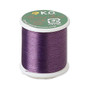 Thread, K.O., waxed nylon, purple, 0.15mm diameter, 4-pound test. Sold per 55 yard spool.