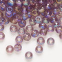 Seed bead, Preciosa Ornela, glass, translucent rainbow light amethyst, #2 rocaille. Sold per 50-gram pkg.