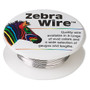 Wire, Zebra Wire™, color-coated copper, titanium grey, 22 gauge. Sold per 15-yard spool.