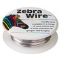 Wire, Zebra Wire™, color-coated copper, titanium grey, 20 gauge. Sold per 15-yard spool.
