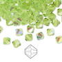 6mm - Preciosa Czech - Limecicle AB - 144pk - Faceted Bicone Crystal