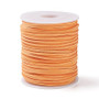 Faux Suede Cord, Orange, 2.5x2mm, about 50 Yards(45m)/Roll