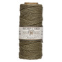 Cord, Hemptique®, polished hemp, sage, 1mm, 20-pound test. Sold per 205-foot spool.