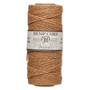 Cord, Hemptique®, polished hemp, cappuccino candy, 1mm, 20-pound test. Sold per 205-foot spool.