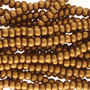 Seed bead, Preciosa Ornela, Czech glass, Bronze Gold (01740), #8 round. Sold per half hank.