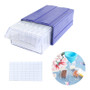 2 x Sets of Storage Stackable Bead Organizer Drawers, with 35 Slots Rectangle Individual Containers, Silicone Funnel and Writable Stickers, Slate Blue, 182x110x60mm