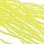 Seed bead, Preciosa Ornela, Czech glass, Crystal Neon Yellow Lined (08786), #11 round. Sold per hank.