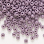 Seed bead, Preciosa Ornela, Czech glass, opaque violet, #6 rocaille. Sold per 50-gram pkg.