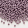 Seed bead, Preciosa Ornela, Czech glass, opaque violet, #8 rocaille. Sold per 50-gram pkg.