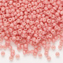 Seed bead, Miyuki, glass, opaque Duracoat® lychee, (RR4463), #8 rocaille. Sold per 50-gram pkg.