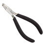 Pliers, Beadalon®, banding, steel and rubber, black, 5-1/4 inches with 2.4mm wide groove, single band. Sold individually.