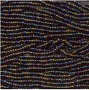 LAST STOCK: Seed bead, Preciosa Ornela, Czech glass, Metallic Mix (Mix23), #8 round. Sold per half hank.